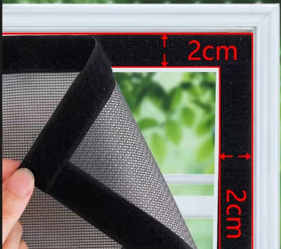 Sliding glass door fitted with fine mesh insect screen panel
